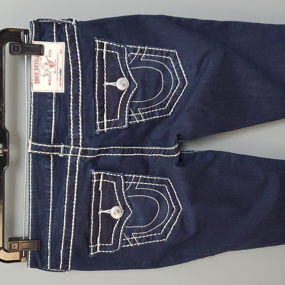 Wms TRUE RELIGION skinny jeans (sz 27) - Picture 4 of 7